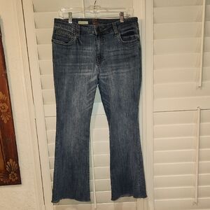 KUT Womens "NICOLE" Cropped Bootcut Jeans, Size 14
